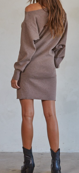 Loren Off The Shoulder Knit Dress