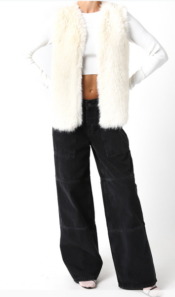 Faye Faux Fur Vest