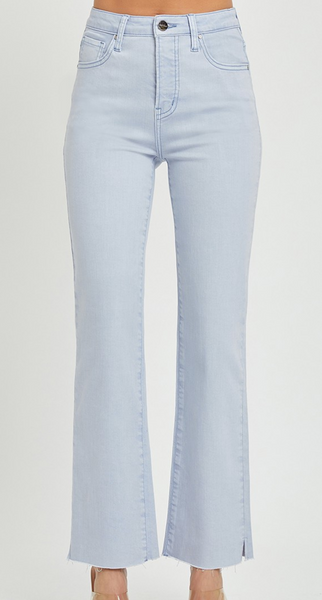 Icy Blue Straight Leg Jeans