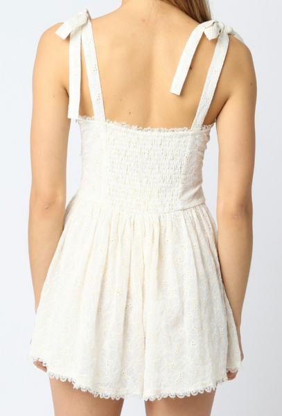 Janey Eyelet Romper