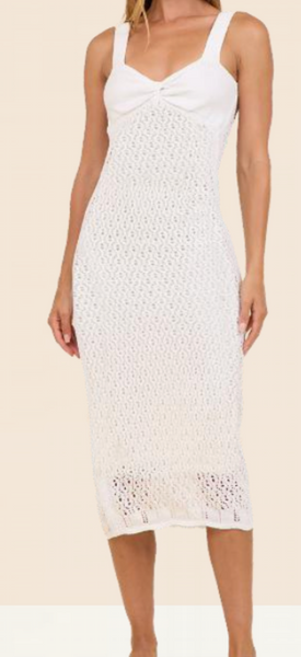 Belinda Twist Front Knit Dress