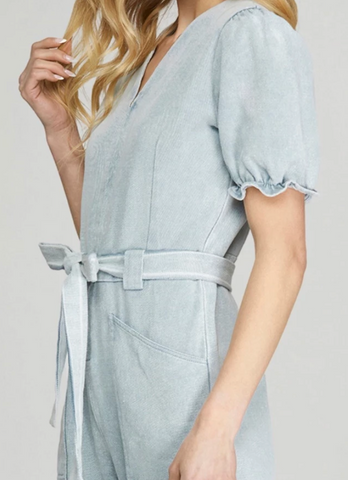 Cara Denim Jumpsuit