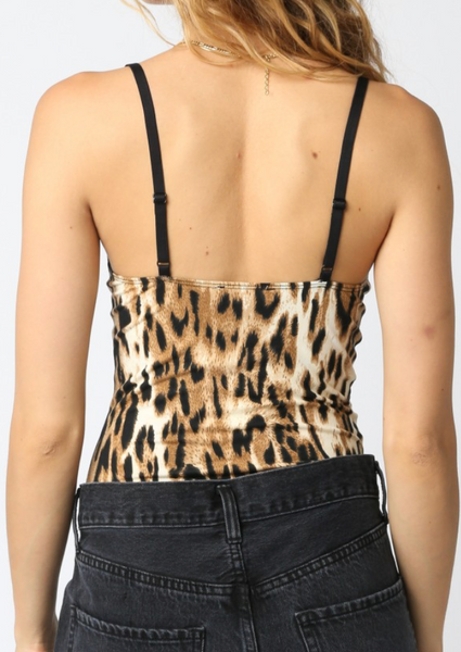 Zoey  Leopard Print Bodysuit