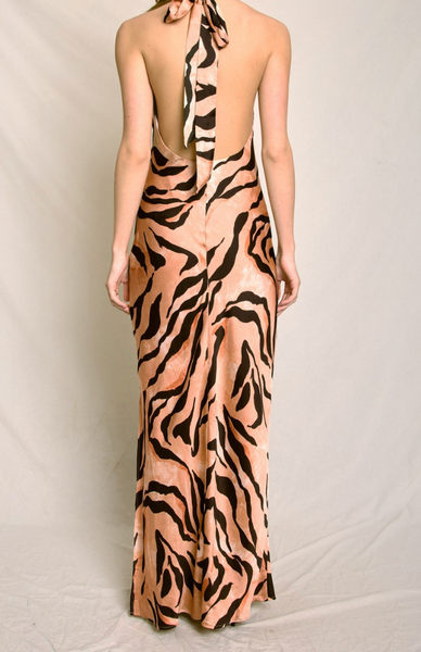 Raven Halter Neck Dress