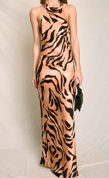 Raven Halter Neck Dress