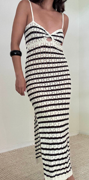Corrine Stripe Knit Dress