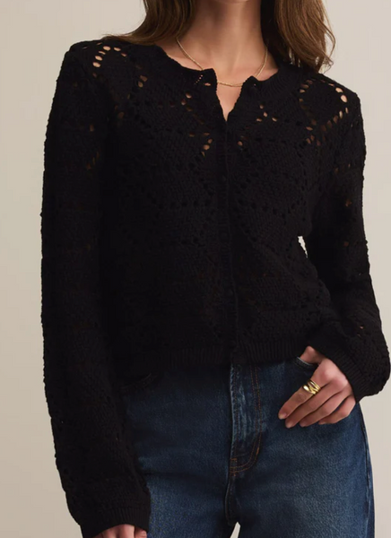 Abigail Crochet Cardigan