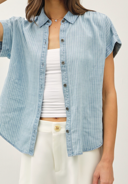 Tencel Button Down Top