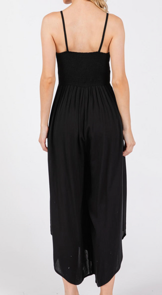 Alia Front Ruched Jumpsuit