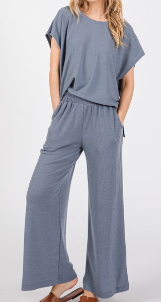 Libby Waffle Pants/Top Sets