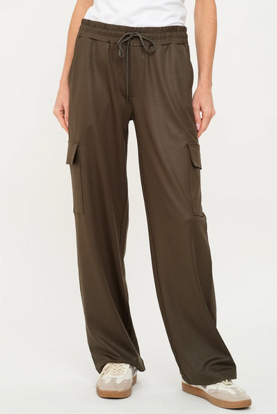 Ryder Faux Leather Cargo Pants