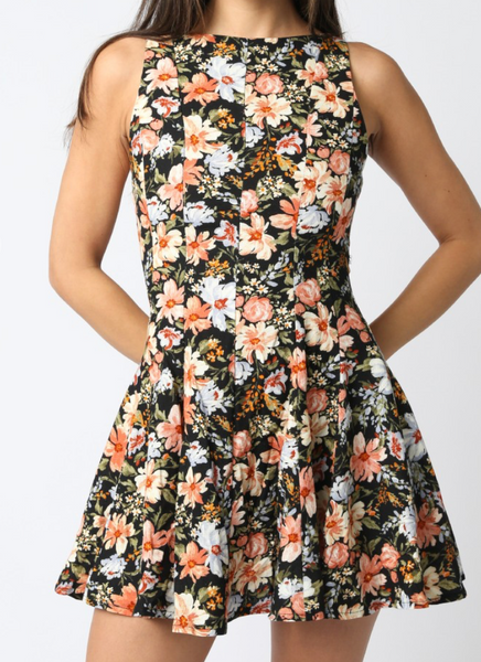 Autumn Floral Dress