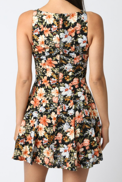 Autumn Floral Dress