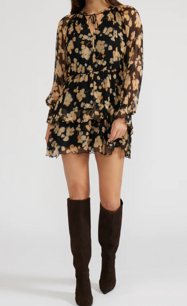 Vera Floral Chiffon Dress