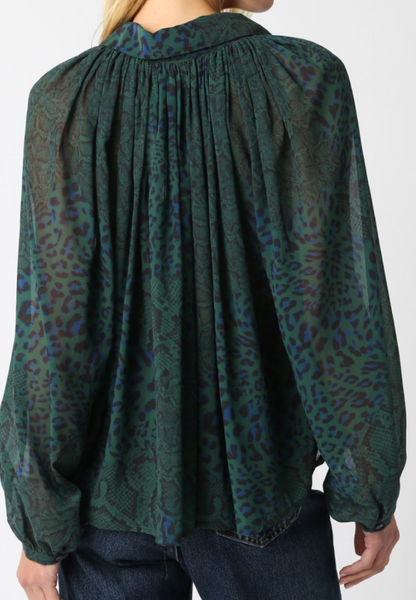 Francesca Chiffon Print Blouse