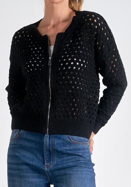 Carrie Open Knit Cardigan