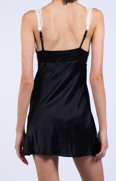 Ameli Lace And Satin Mini Dress