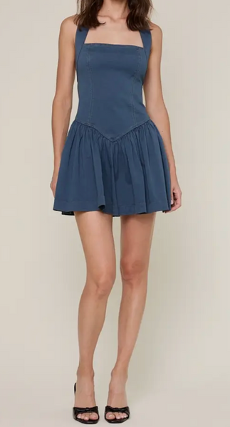Cameron Denim Halter Neck Dress