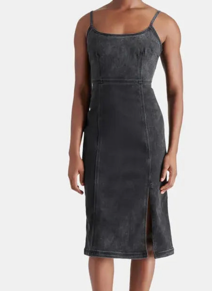Jazzy Denim Midi Dress