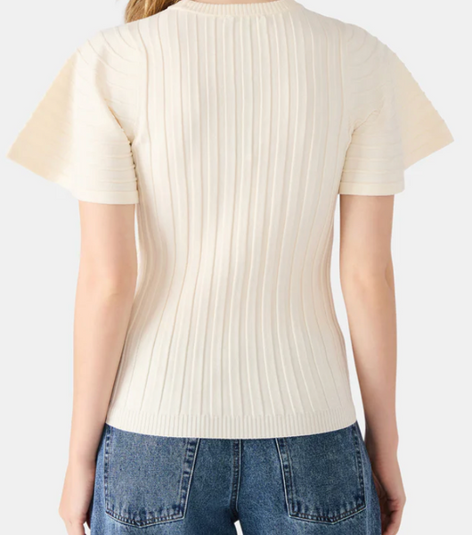 Alex Flutter Sleeve Knit Top
