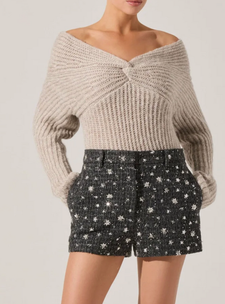 Alexia Off Shoulder Sweater
