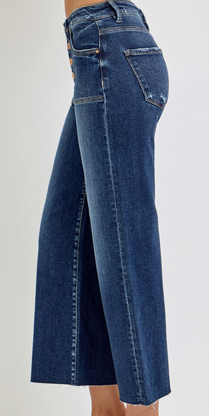 Janel High Rise Crop Jeans