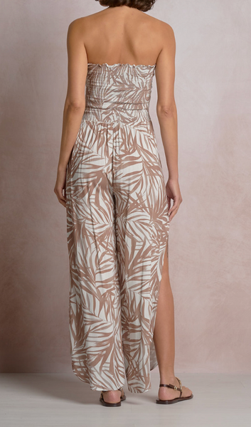 Bali Palm Print Jumpsuit