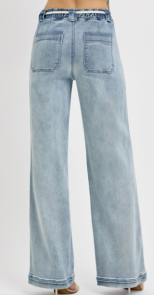 Jess Drawstring Pull On Jeans
