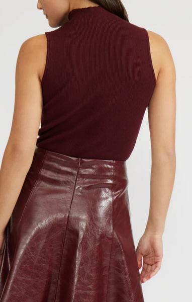 Lennie Knit Sleeveless Mock