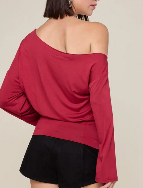 Ava Soft Off Shoulder Banded Top