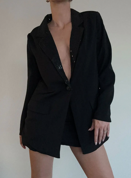 Sierra Sequin Detail  Blazer