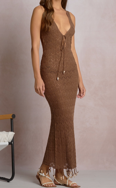 Carra Chrochet Knit Dress