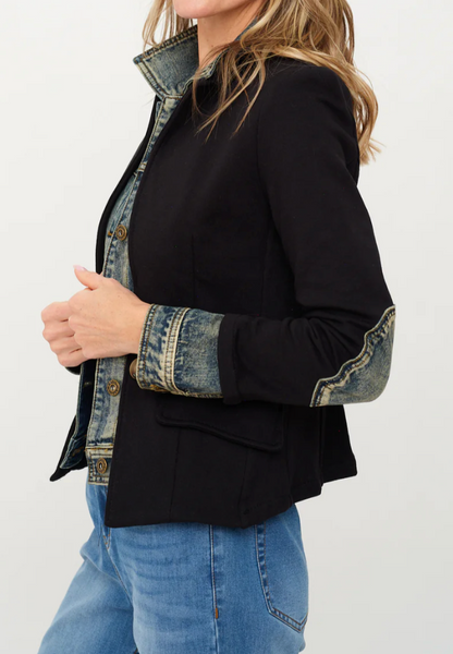 Jacey Mix Media Jacket