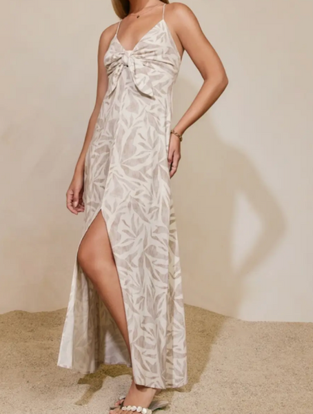 Brianna Strappy Back Print Maxi Dress