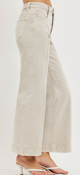 Parker Crop Stone Wash Jeans