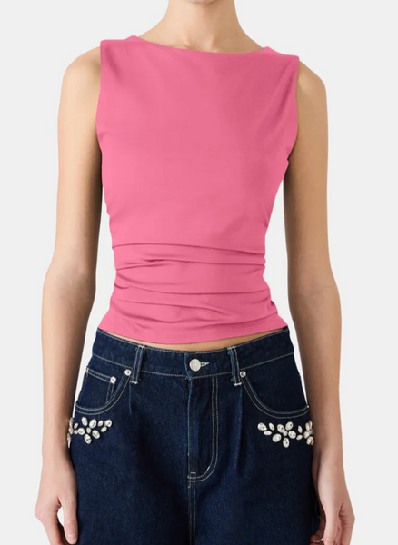 Sydney Side Ruched Top