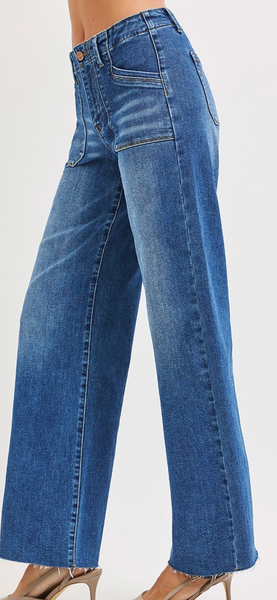 James Front Patch Pocket Jeans