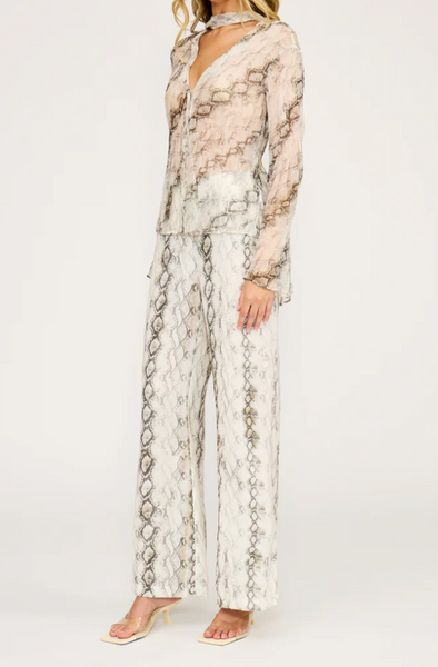 Jenna Snake Print Set