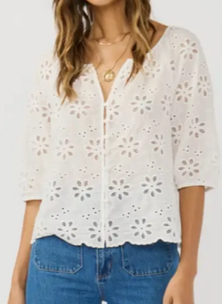 Isla Eyelet Top