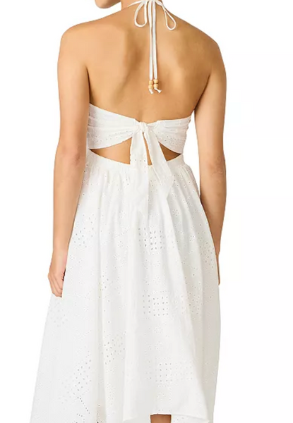 Lina Eyelet Midi Dress