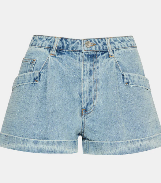 Gigi Rhinstone Denim Shorts