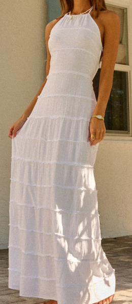 Nora Strappy Back Maxi Dress