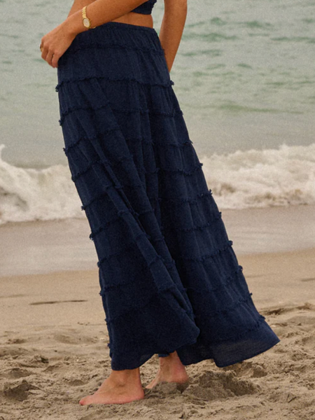 Blair Tiered Cotton Skirt