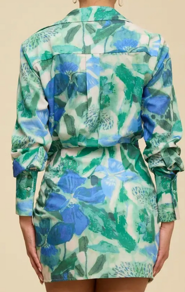 Jane Print Mini Dress