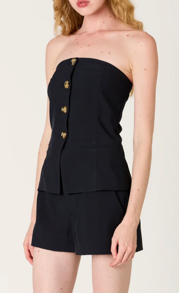 Valeria Strapless Top Shorts Set