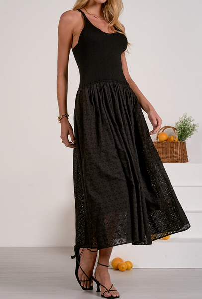 Ember Eyelet Midi Dress