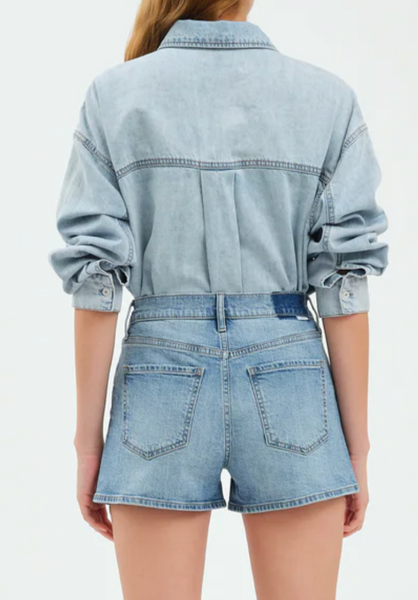 Tess High Rise Denim Shorts