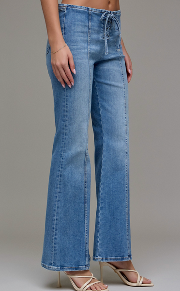 Hayden Lace Up Jeans