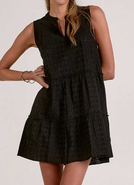 Ella Eyelet Babydoll Dress