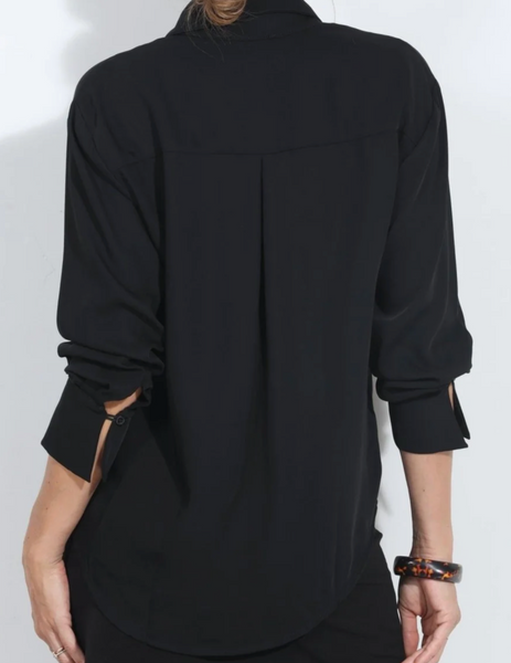 Jillian Silky Button Down Top